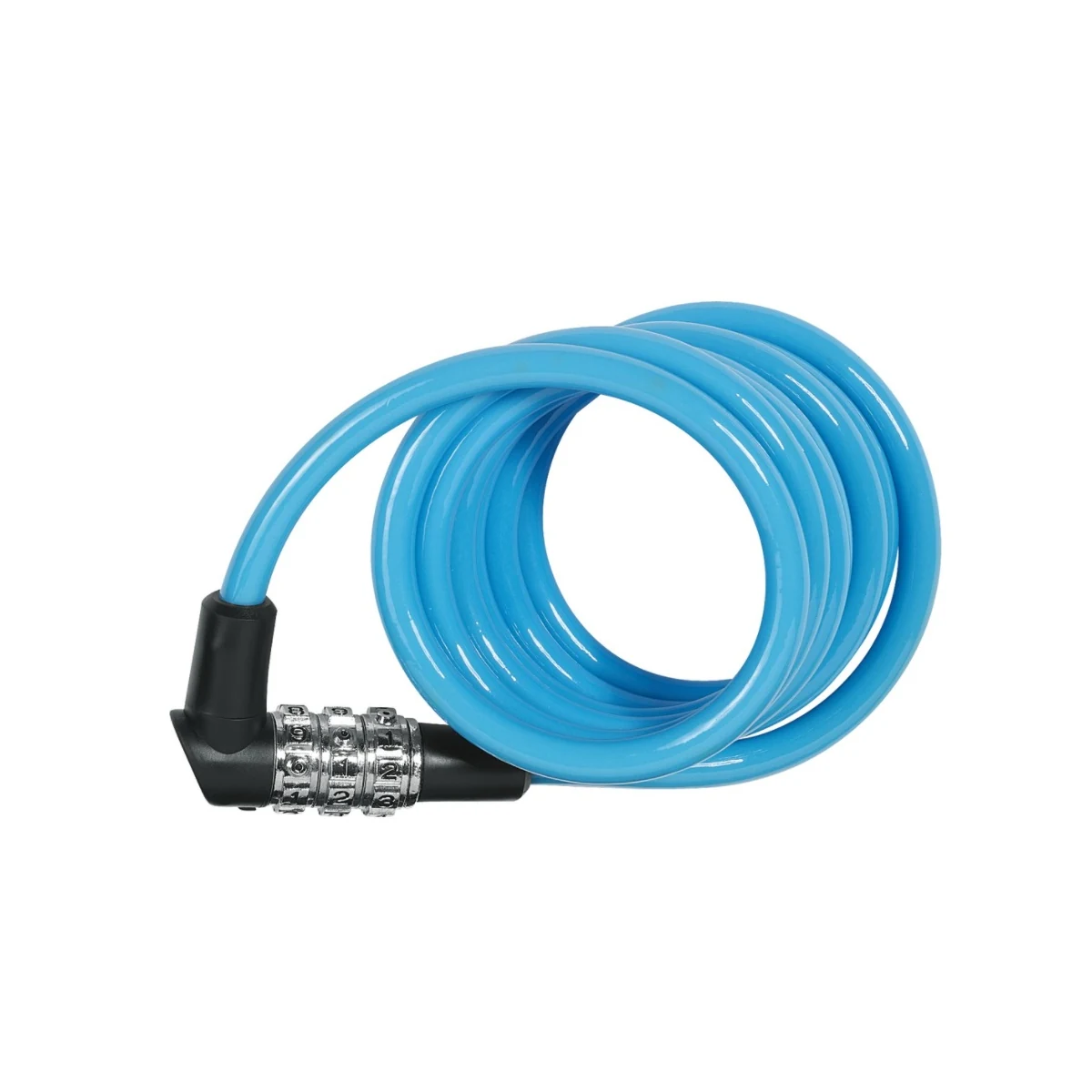 [1150/120-B] Abus antifurto cavo a spirale Kids colorati a combinazione (Blu)