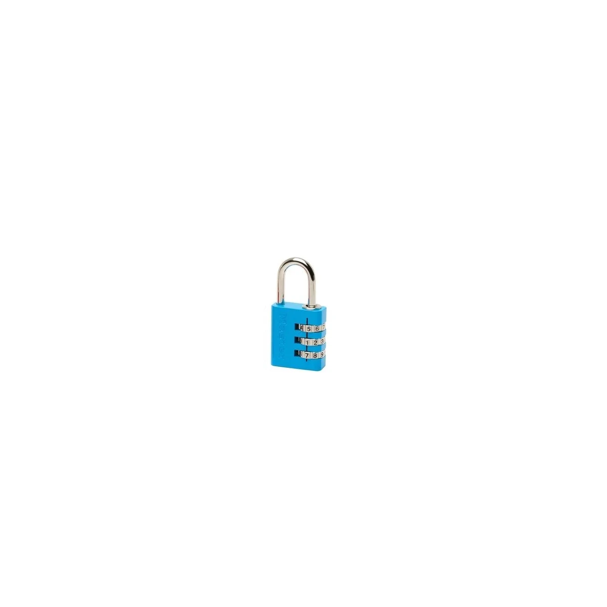 Lucchetto Master Lock a combinazione colorato (Blu, 20 mm)